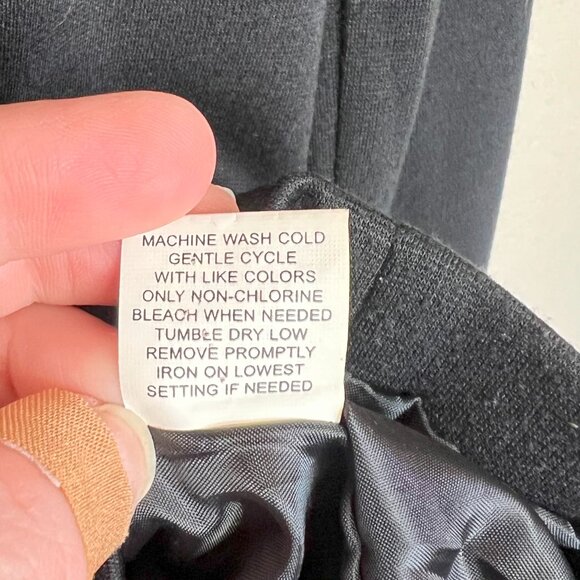 Notations Black One-Button Textured Blazer Jacket Women's size Large - Picture 7 of 9